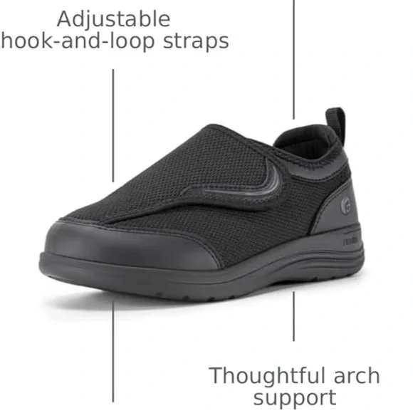Men's Diabetic Slip-On Shoes - Picture 3 of 10